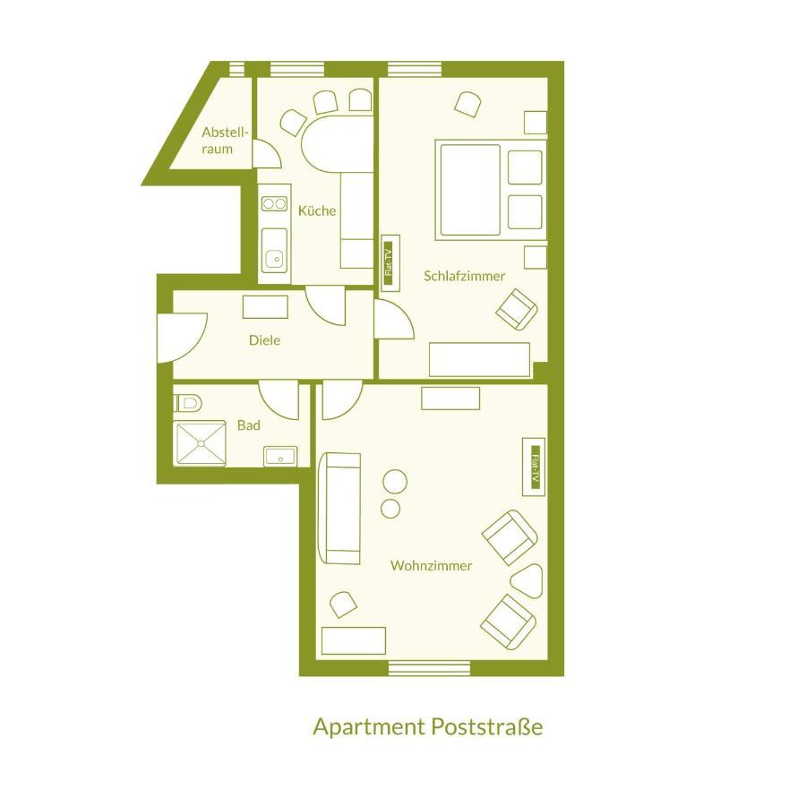 Apartments Am Park Naumburg  Ngoại thất bức ảnh